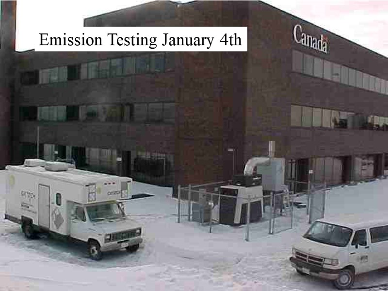 Emission Testing January 4th